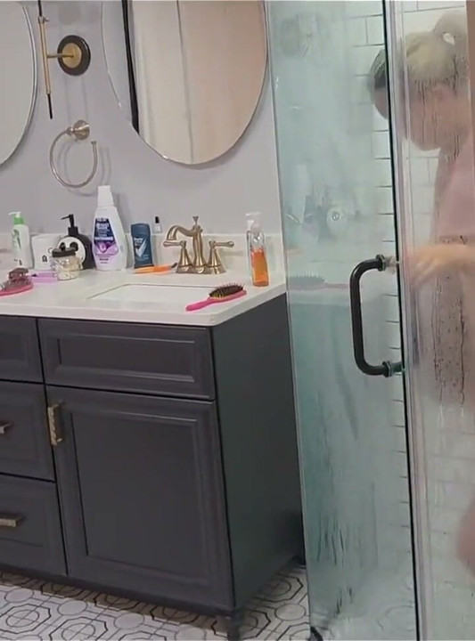 Stepson Caught Watching Stepmom Shower