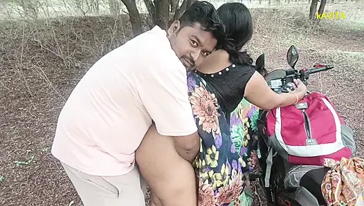 Kavita Bhabhi Fuck in jungle with Tatya in doggy style ass licking blowjob and dirty cum in mouth
