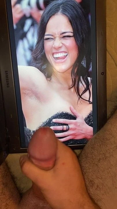 Michelle  Rodriguez armpit stubble cum tribute