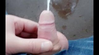Pissing in outdoors in public