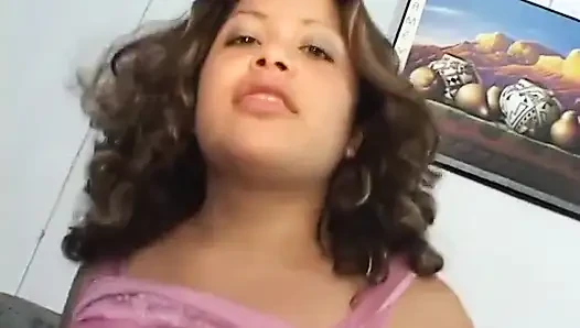 Condomed older dude fucks pregnant latina then she climbs on top to mount him