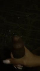 Black girl strokes dick to completion