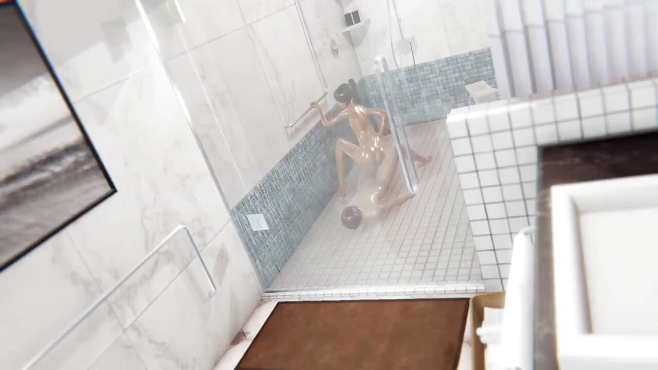 Femboy jebena pod tušem