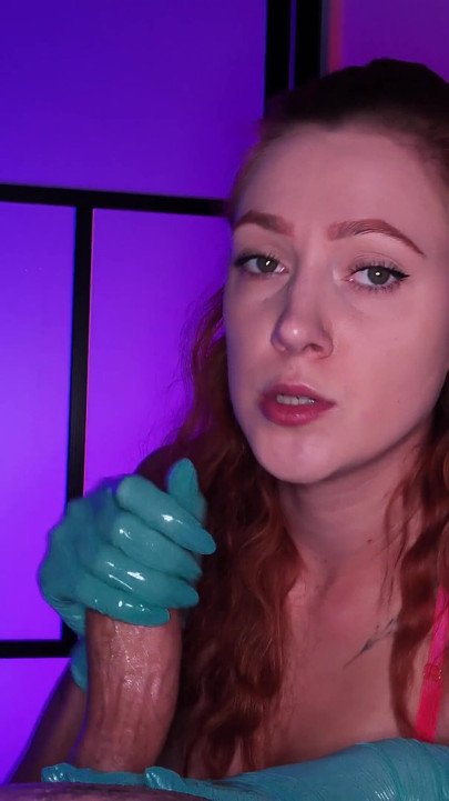 JOI in Latex Gloves! Medical Gloves Jerk off Instraction