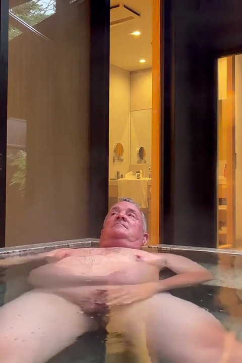 Some Fun in a Hot Tub in Fuji Japan