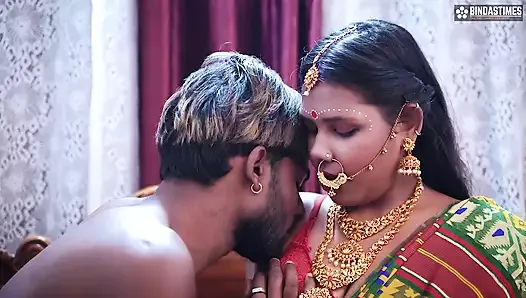 Femme tamoule, tout premier suhagraat avec son mari à grosse bite et avalant du sperme après des relations sexuelles brutales (audio hindi)