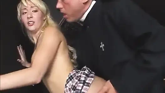 Kinky Blonde Babe Fucked After Gloryhole Blowjob