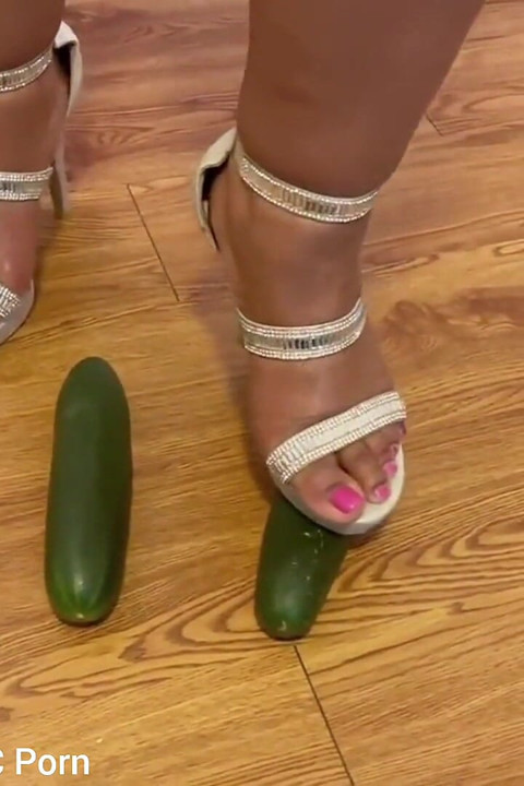 Squashing Eggplants in My High Heels