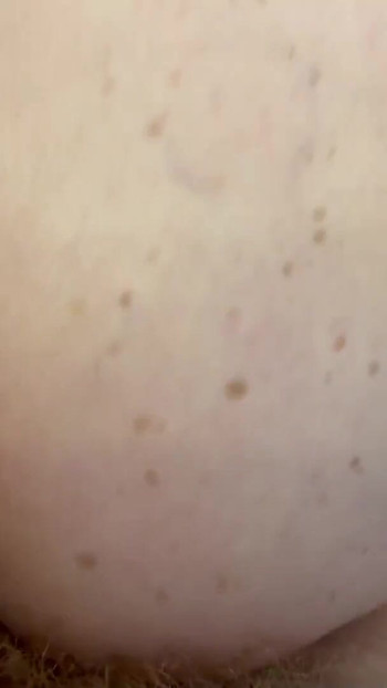 Iconic moment from "Amateur MILF Films Herself Fucking"