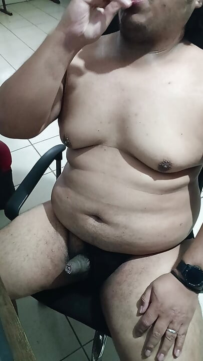 Jerking it while working