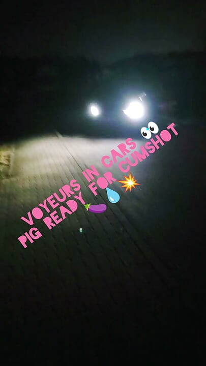 Slutboyben CAM4 Cruising Cumshots Infront of Voyeurs Car