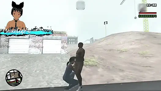 Mod kopi panas Gta san andreas - cj pergi keluar dengan Michelle dan berhubungan seks dalam posisi yang berbeda