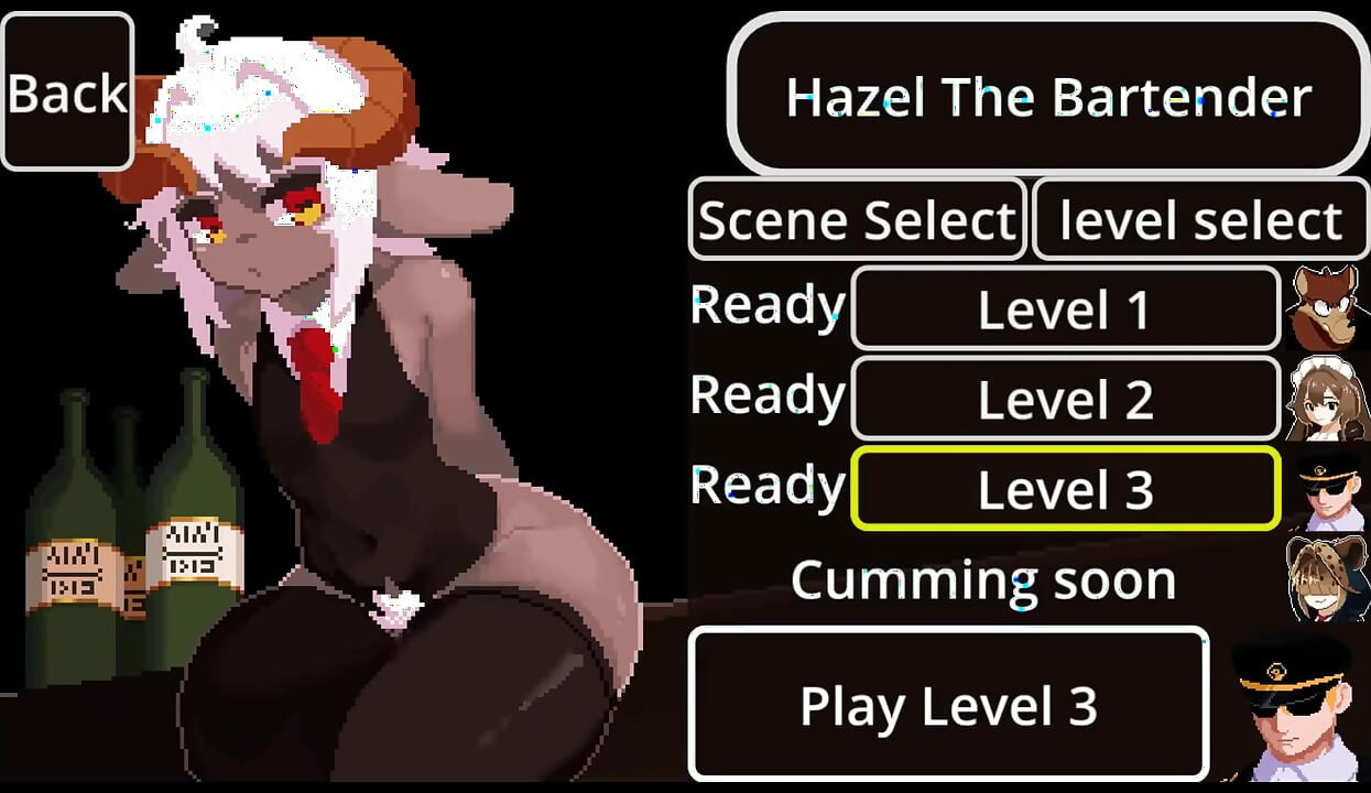Sexo duro con la camarera sexy (Hazel the bartender)