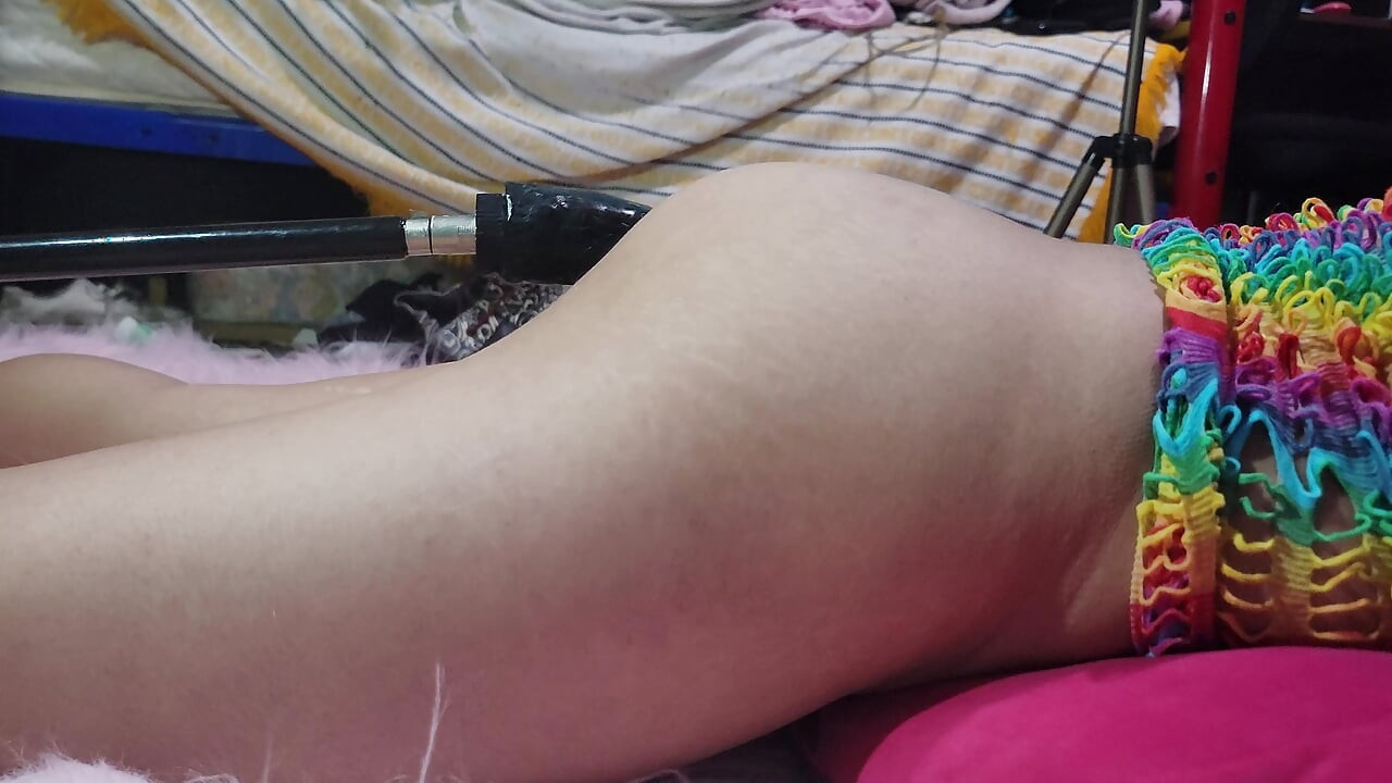 Does It Excite You to See This Huge Dildo Enter Me?