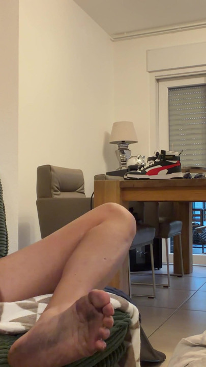 Hot German guy jerks his cock until he shoots his juicy load. | Clip 1
