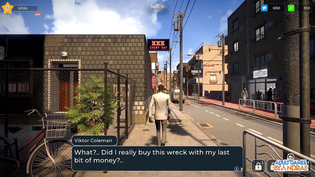 Love Hotel Simulator Gameplay Part 1 - Buying My First Love Hotel