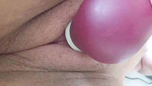 Masturbation with Satisfyer with squirting until orgasm
