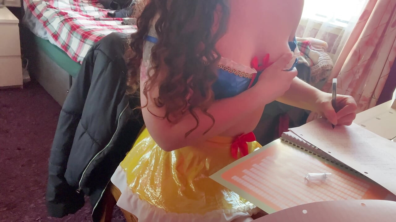 발정난 공부하는 SnowWhite