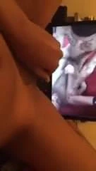 Masterbating in bed watching porn #1