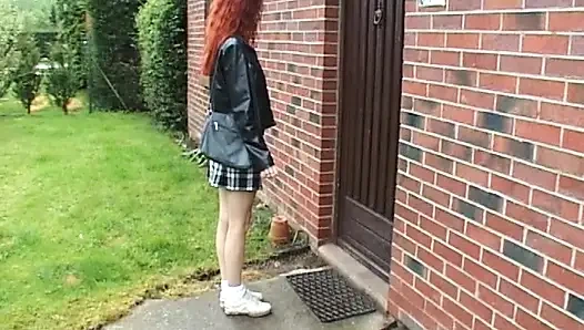 Ginger French doll gives all her holes to this horny cowboy