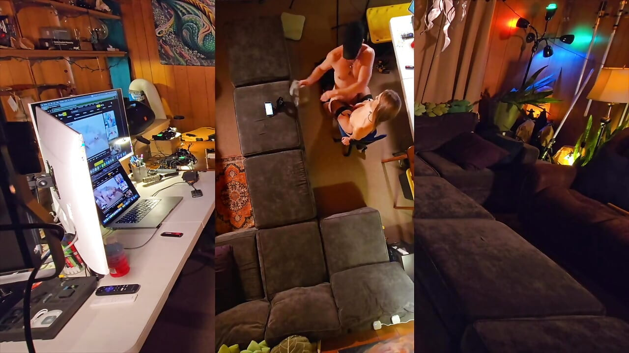 Busted by Step-son!! Step-mom Gets Caught Watching Step-porn!