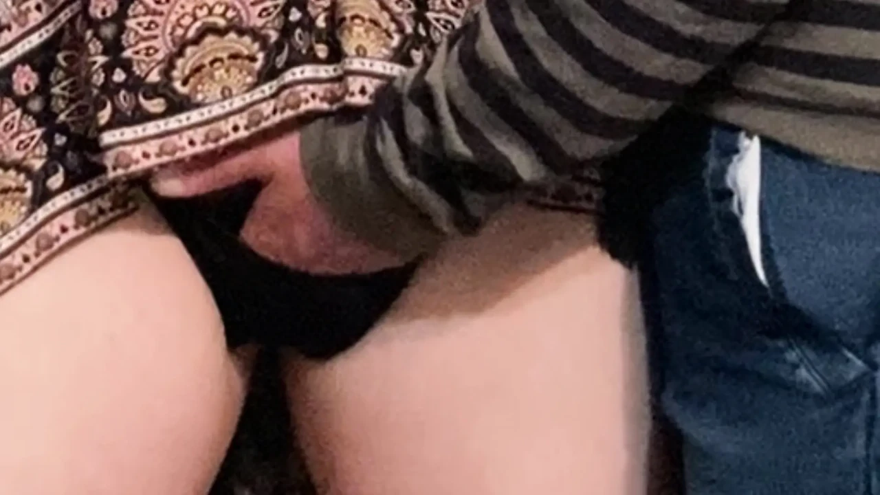 Perv Stepdad Rubbing Her Pussy in Subway