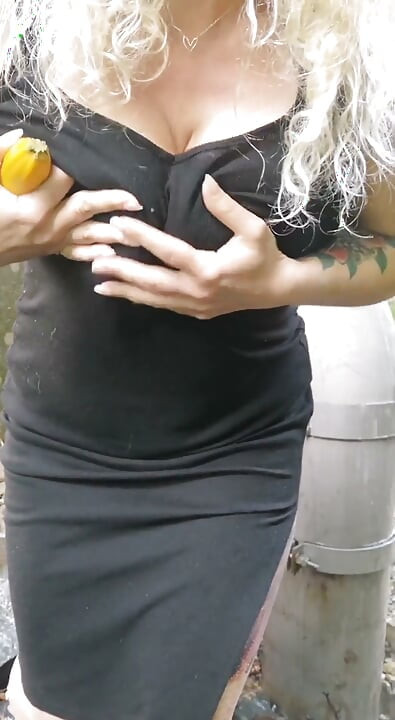 Blonde Slut Soaked Under a Bridge - Wet, Horny & Out of Control