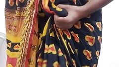 Masturbation en sari