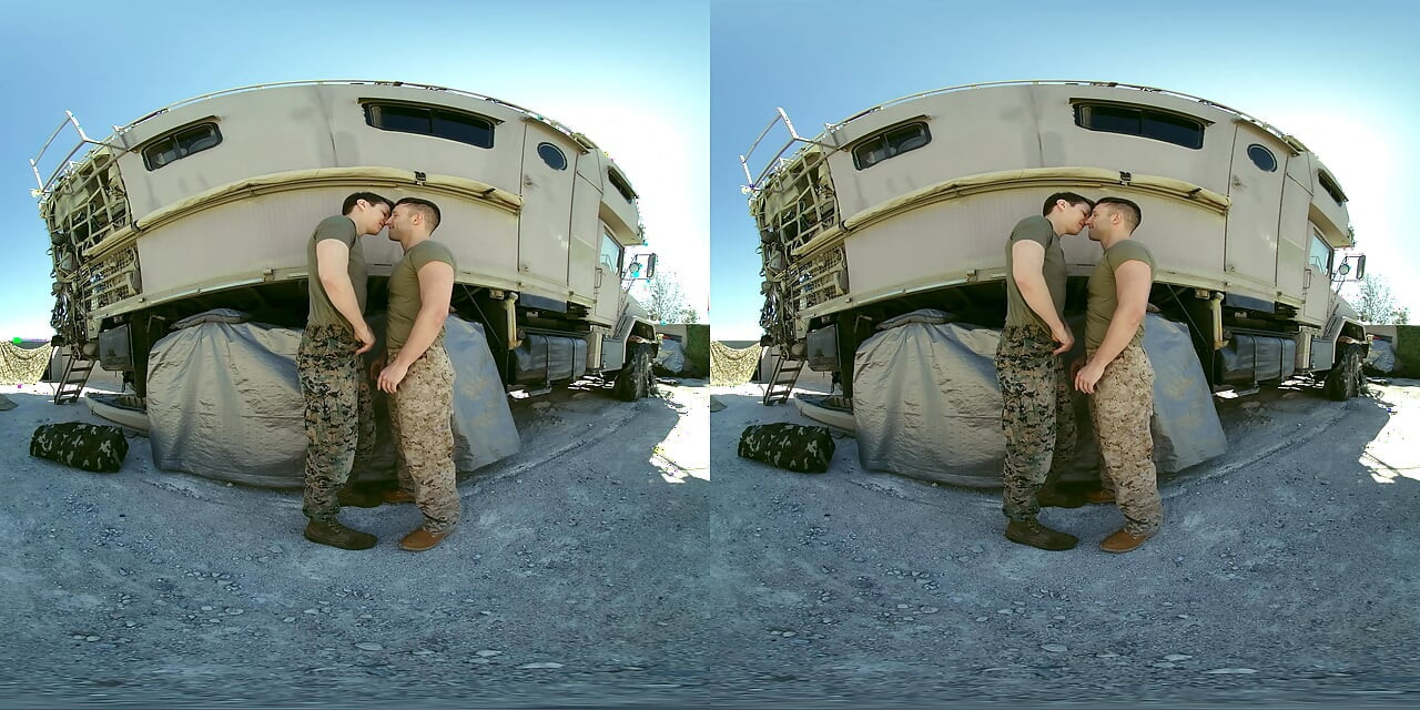 Secret bisexual recruit gets his ass pounded by handsome sergeant