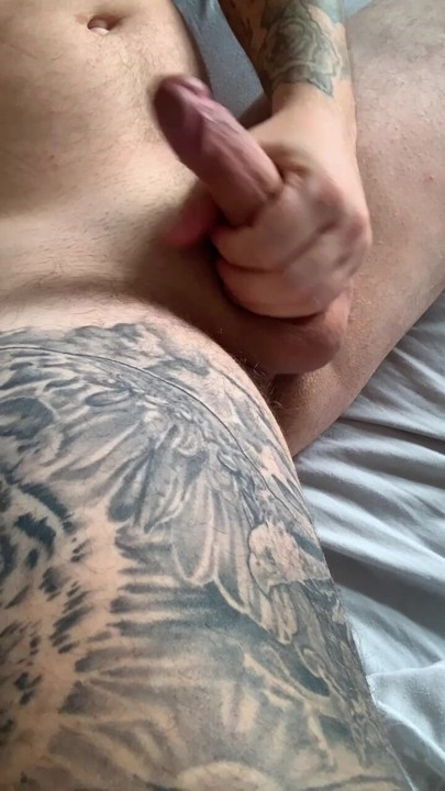 Taste of B1G-CROCK - Watch as I stroke my rock hard cock slowly