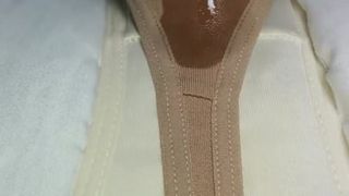 g-string gusset fuck and cum inside