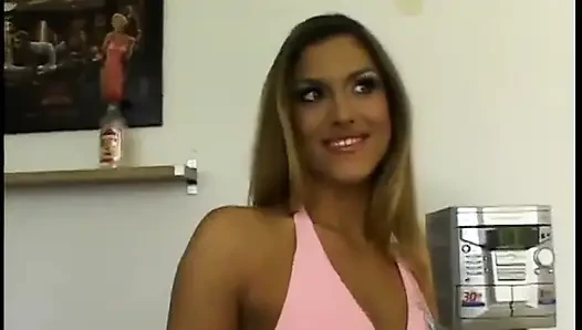 Kinky hot Latina gets DP'ed takes hot cum in her ass
