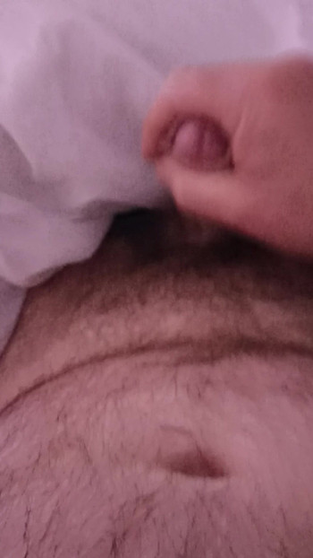 Early morning wank.