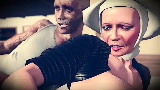 70-летняя монахиня и богатый человек