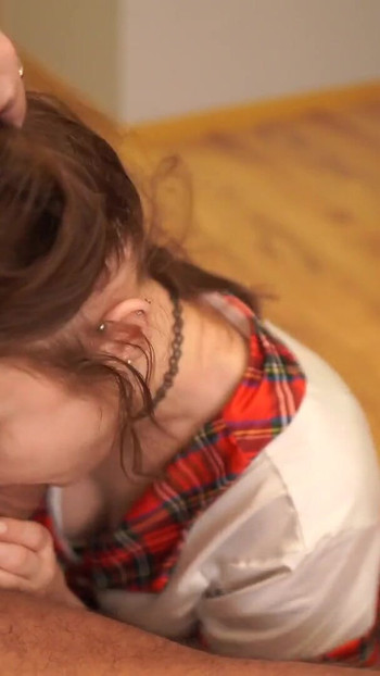 Unforgettable moment from "Step daughter won't let me go to work till she emptied my balls to the last drop!"