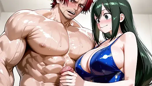 Shanks (op) X Tsuyu (mha)