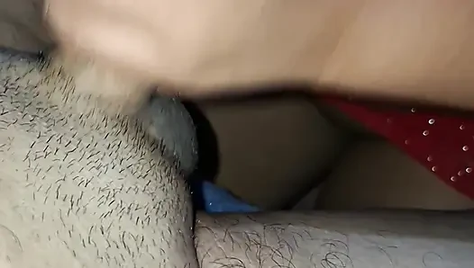A rich oral before going to bed ends in a fascinating fuck