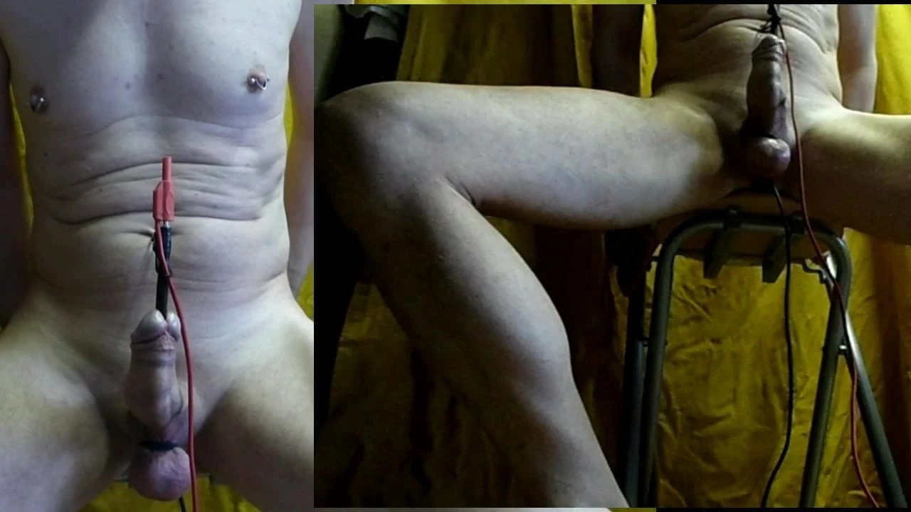 Long cbt estim sm electrodo rosebud culo + polla 35min