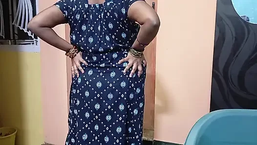 Indian Big Boobs Aunty Walk