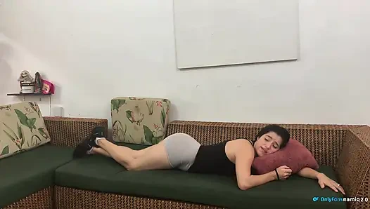 I accident my neighbor and help her with first aid after a fuck!