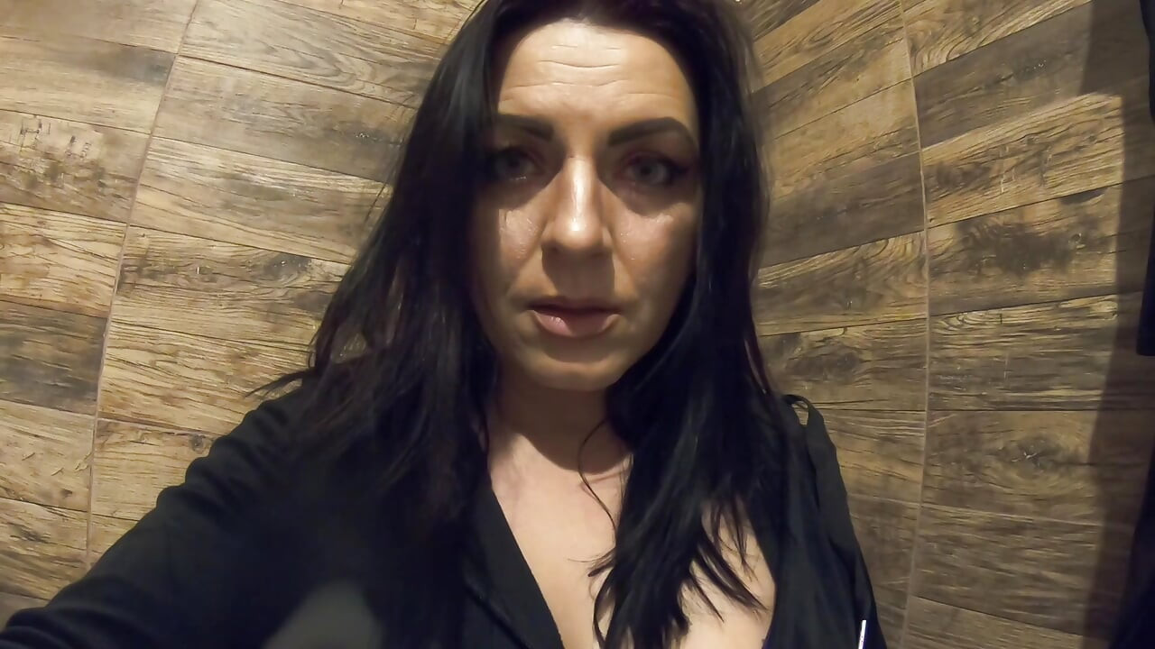 Ripped Pantyhose Pee Fetish - Blue Lingerie, Close-up Pussy Pee and Toilet Mess
