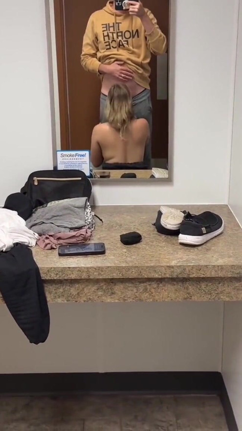 Caught in Public Shower Masturbating and Sucked Cock | Clip 1