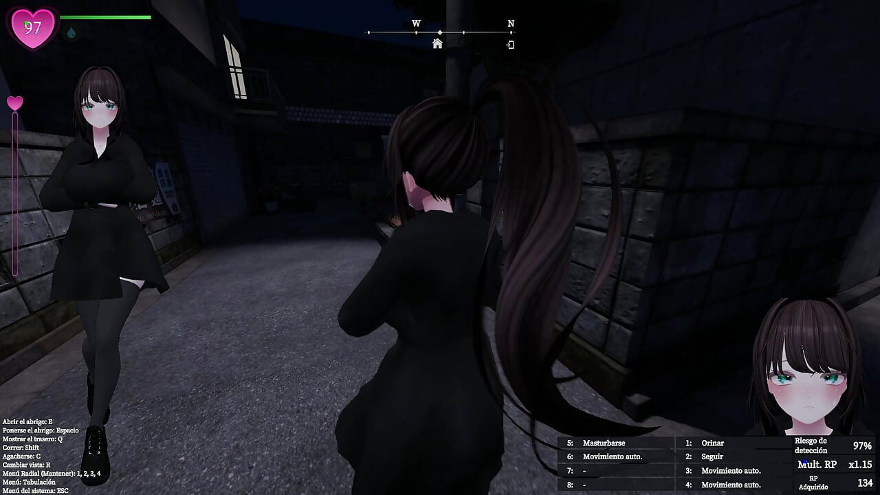 +18 naakte Waifu in een avontuur - Geheime flitser