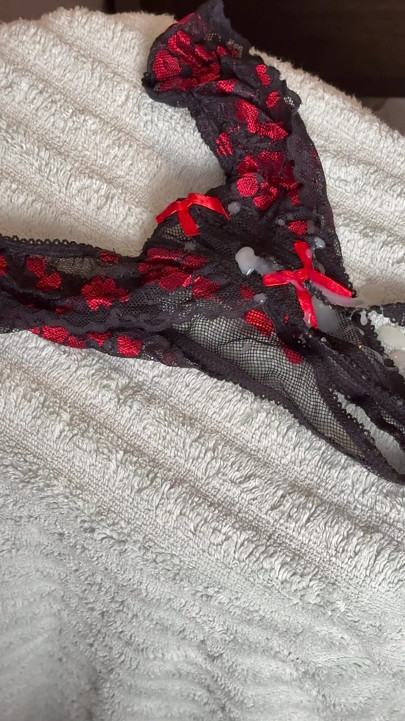 Cum on Wife’s Panties 11