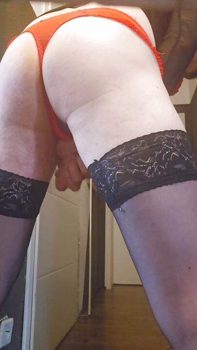 Sissy Masturbates While It's Hot Part 1
