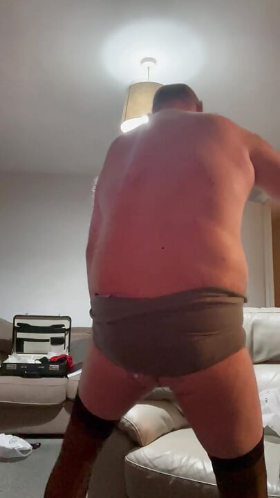 Horny Cross Dressing Striptease