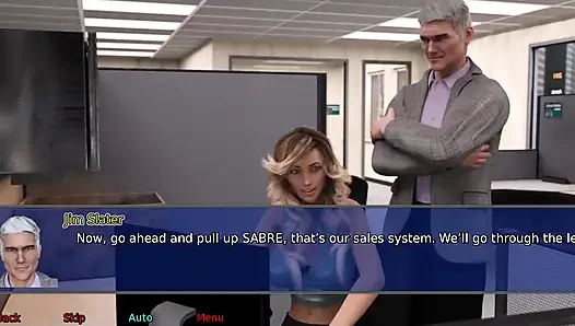 Ofis karısı #9: Stacy oyuncağıyla oynuyor