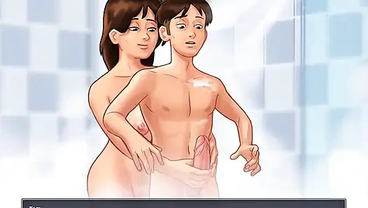 Yaz mevsimi efsanesi: üvey anne duş altında üvey oğluna elle muamele çekiyor ep 175