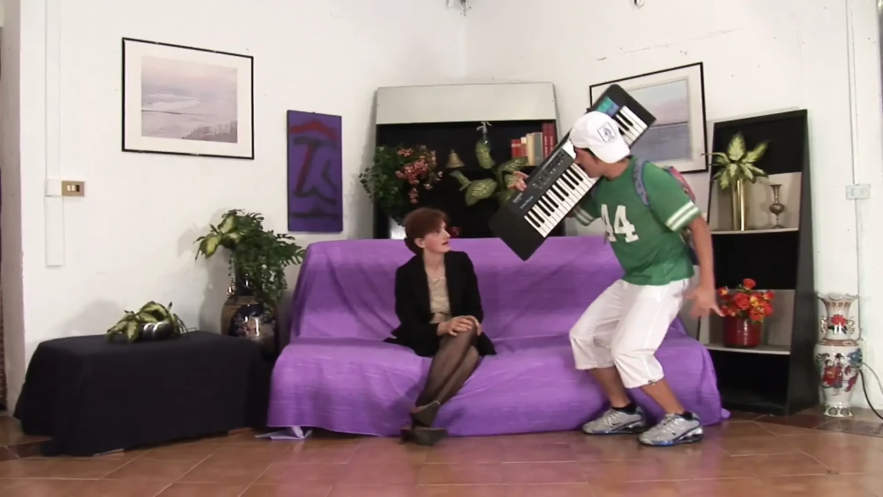 Young guy seducing his Stepaunty and fucking hard