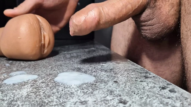 closeup fleshlight cumshot